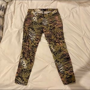 Skinny Animal Print Jeans